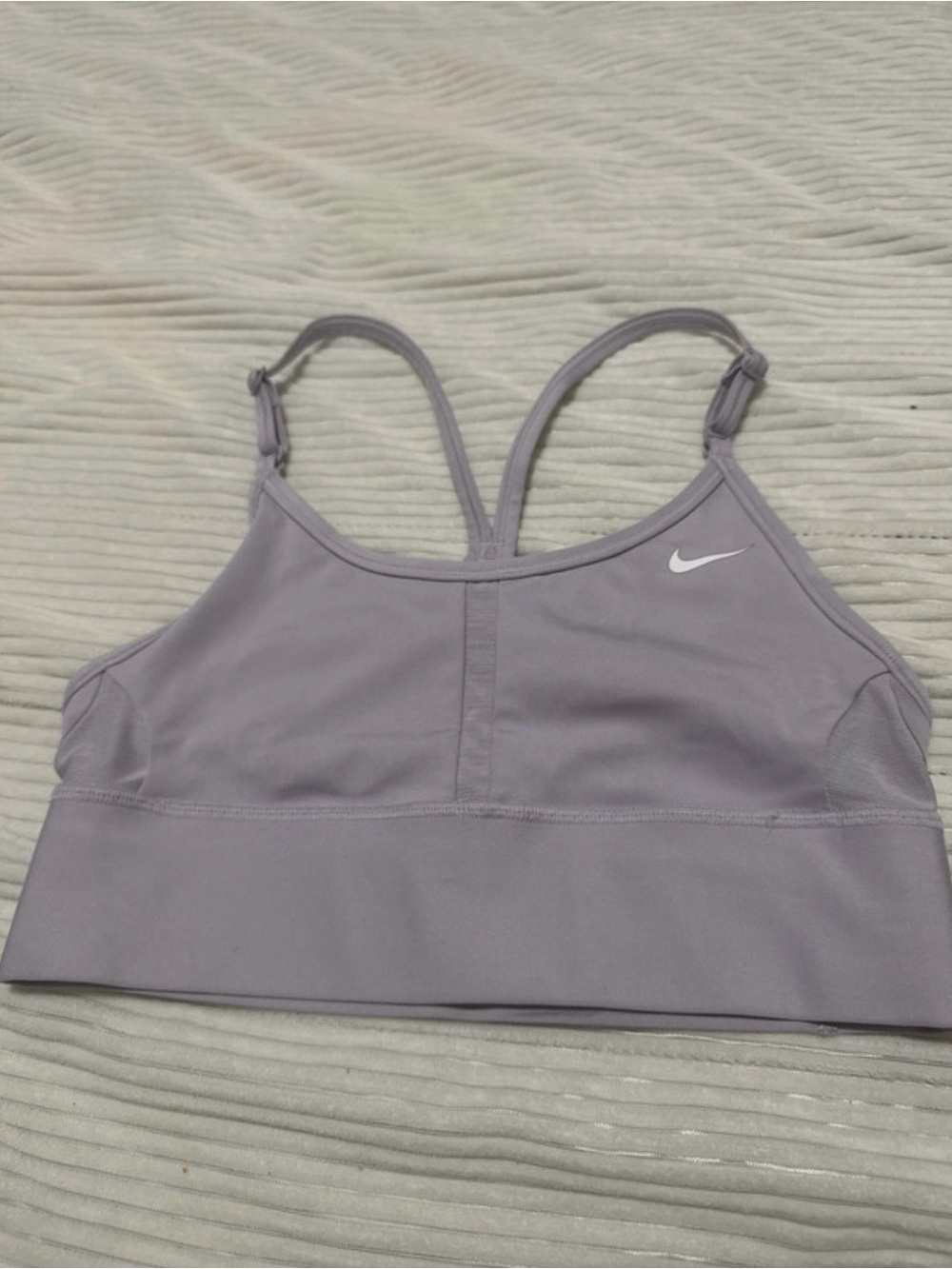 Nike Lavender Sports Bra with Thin Straps